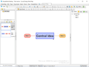 Captura de pantalla de un archivo .smmx en SimpleMind 1